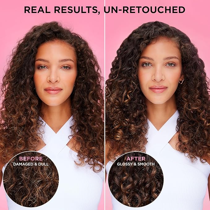 L'Oreal Paris Sulfate Free Bond Repair+ Shampoo,Hair Shampoo with Bond + Amino Acid Complex,Strengthens and Repairs Damaged or Color Treated Hair,EverPure,6.8 Fl Oz (Packaging May Vary),(Pack of 2)