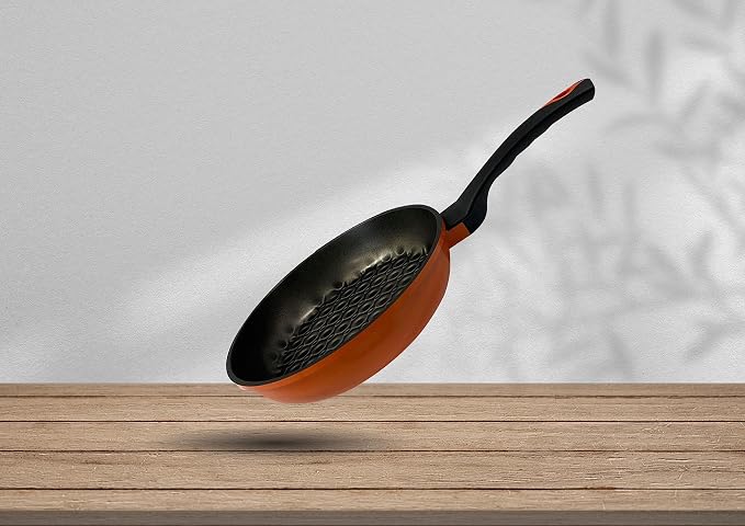 Prolinemax MADE IN KOREA - 3D Diamond Coating Nonstick Wok Frying Pan Cookware 10'' (26cm)