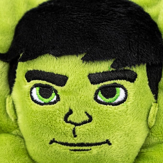 Jay Franco Marvel Spidey & His Amazing Friends Hulk 3D Snuggle Plush Pillow - Super Soft Green Avengers Pillow - Measures 15 Inches