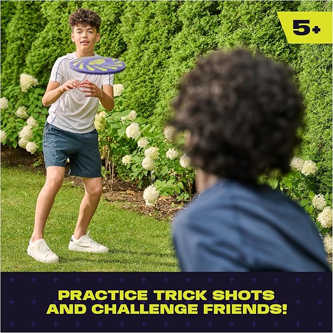 Aerobie Bounce Disc, Throwing Disc Toy for Kids, Backyard Toys & Outdoor Games for Adults & Family, Ages 5 & Up