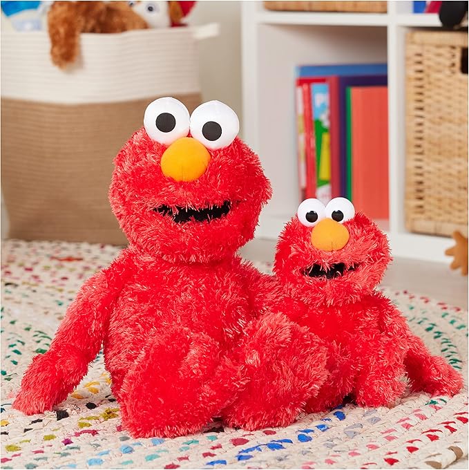 GUND Sesame Street Official Elmo Muppet Plush, Premium Plush Toy for Ages 1 & Up, Red, 13”
