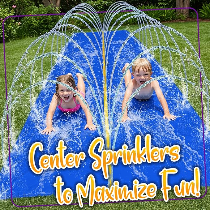Stargo 18 x 5 ft - Slip Splash and Slide, Water Slides for Kids - Backyard waterslide for Kid Outdoor Fun Summer Water Toys, Water Activities for Kids and adults for backyard fun, Ages 4-8, 5 6 7 8-12