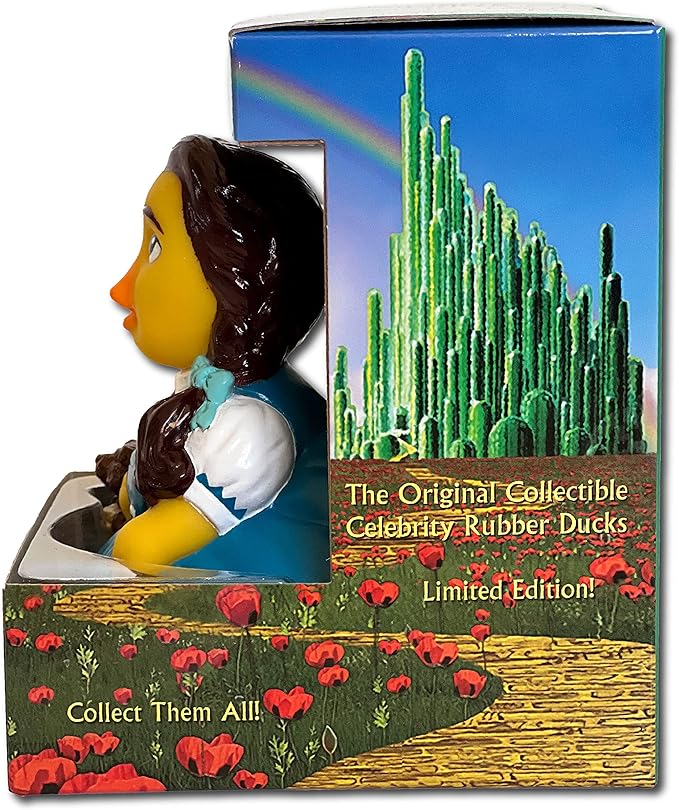 CelebriDucks - Dorothy - Floating Rubber Ducks - Collectible Bath Toys Gift for Kids & Adults of All Ages