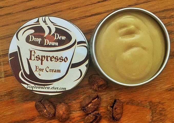 Espresso Eye Cream, Caffeine Eye Cream, Eye Brightener, Dark Circle Reducer, 1/2 oz.