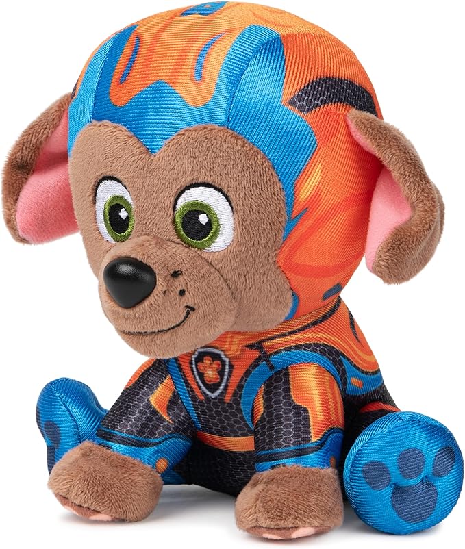 GUND PAW Patrol: The Mighty Movie Zuma Stuffed Animal, Officially Licensed Plush Toy for Ages 1 and Up, 6”