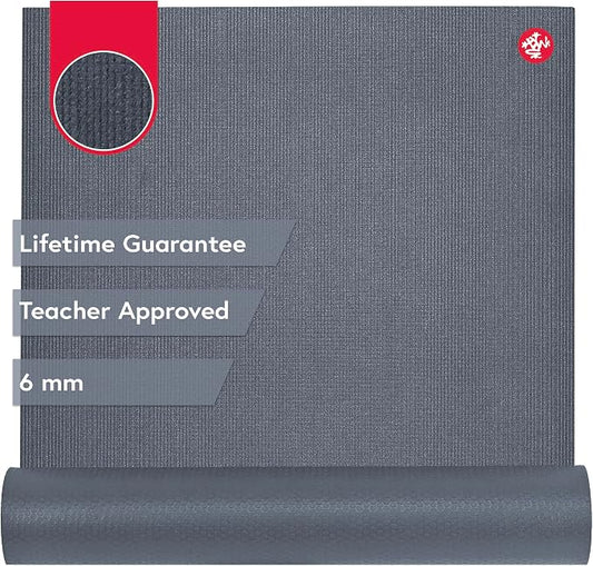 Manduka PRO Yoga Mat - 6mm | Lifetime Durability | Hygienic Construction | Premium Studio Quality | Teacher Approved