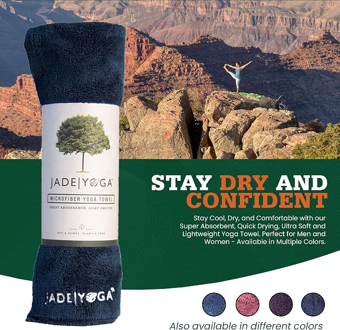 Jade Microfiber Yoga Towel