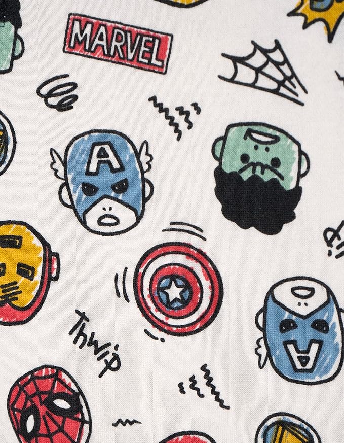 Marvel Avengers Spider-Man Fleece Half Zip Hoodie Toddler to Big Kid Sizes (2T - 18-20)