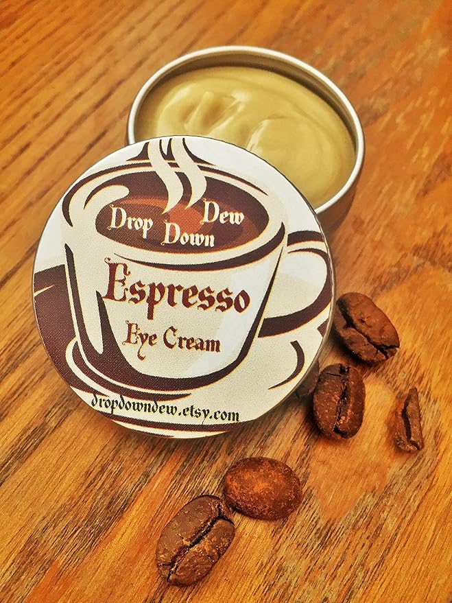 Espresso Eye Cream, Caffeine Eye Cream, Eye Brightener, Dark Circle Reducer, 1/2 oz.