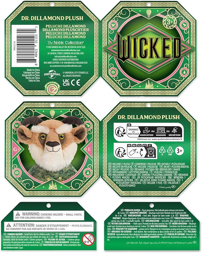 The Noble Collection Wicked: Dr. Dillamond Plush