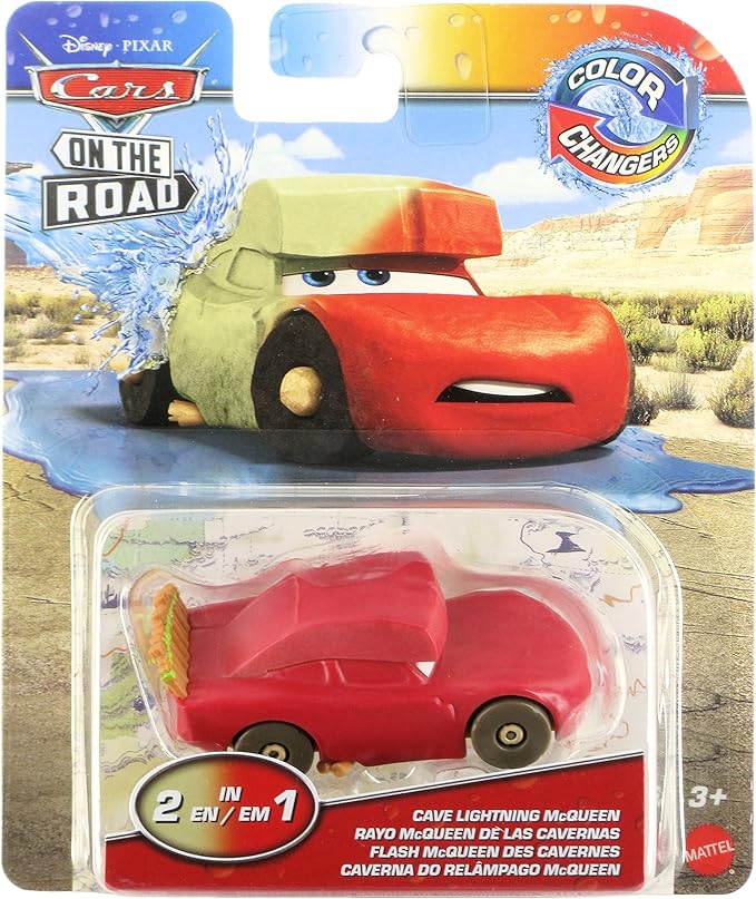 Disney Cars Toys Color Changers 2022 Cars On The Road Cave Lightning McQueen