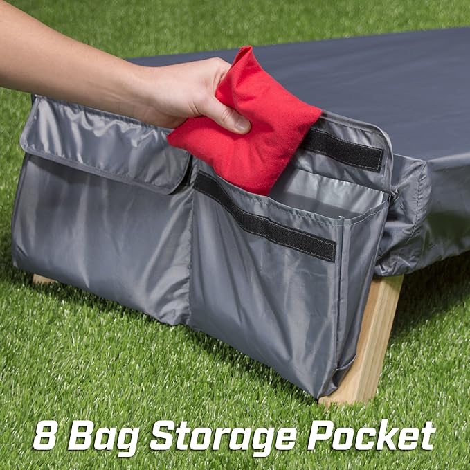 GoSports Cornhole Covers - 4 x 2 ft or 3 x 2 ft - Protects Your Boards & Bags