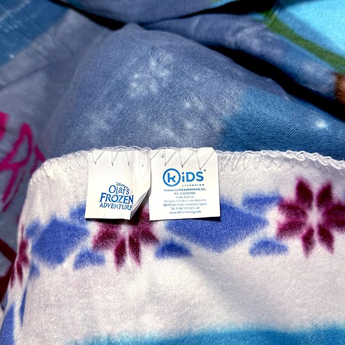 Official License Character Girls Pink Fleece Soft and Cozy Throw Blanket (40" x 60) (Frozen18)