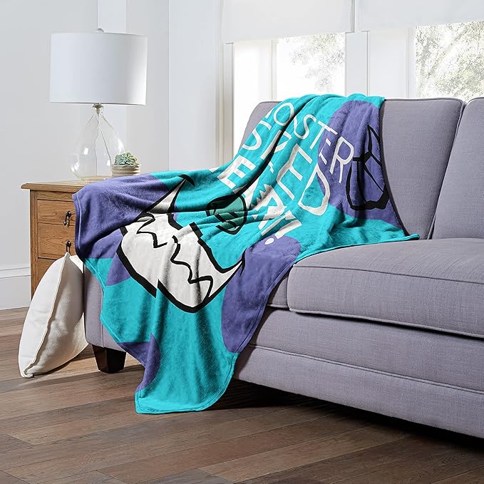 Northwest Disney 100 Silk Touch Throw Blanket, 50" x 60", Monster Sized Heart