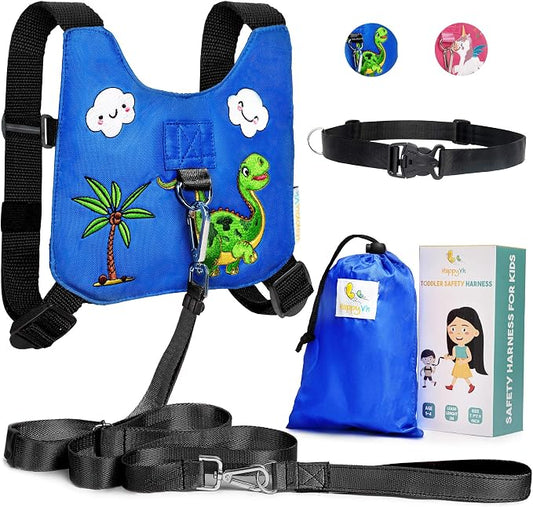 HappyVk Toddler Leash Harness Kid Leash Child Safety Harness Baby Leash Anti Lost Ages 1-4