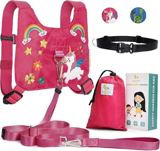 HappyVk Toddler Leash Harness Kid Leash Child Safety Harness Baby Leash Anti Lost Ages 1-4