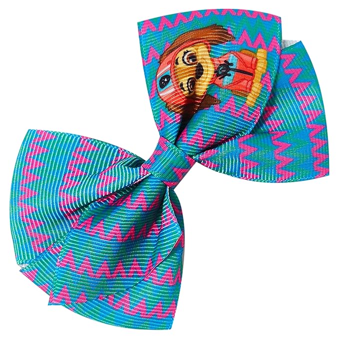 LUV HER Paw Patrol Alligator Hair Clips for Kids – 7-Pack Non-Slip 4-Inch Hair Bows – Girls Hair Accessories with Rescue Pup Prints – Ages 3+ – Non-Toxic Material