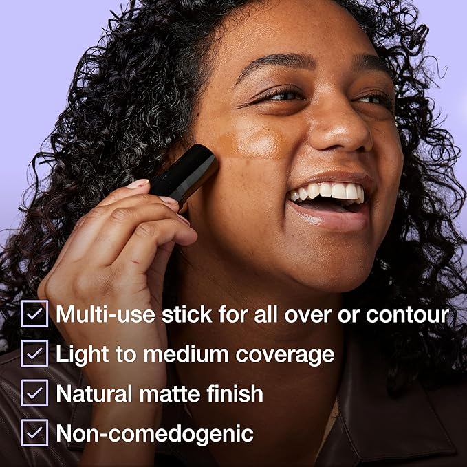 Maybelline Fit Me Shine-Free + Balance Foundation Stick, Multi-Use Face Makeup and Contour Stick For Natural, Matte Coverage, Toffee, 1 Count