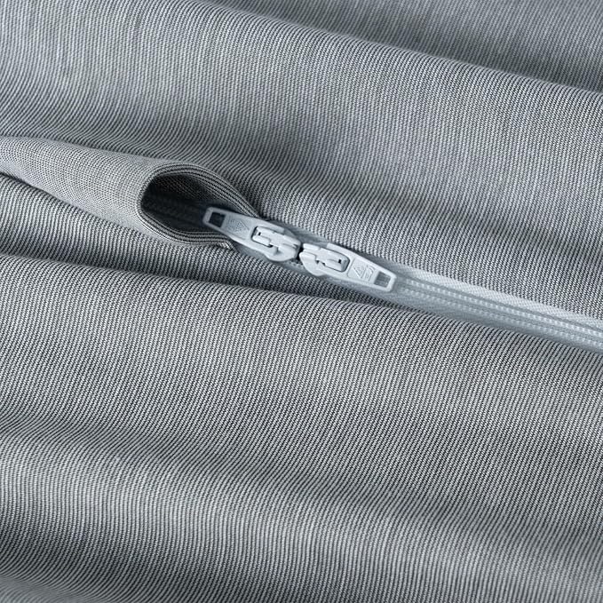 Meiz Pregnancy Pillow Cooling Cover, U Shaped Pregnancy Pillows Cover, Cooling Silky Jersey Cover, Grey
