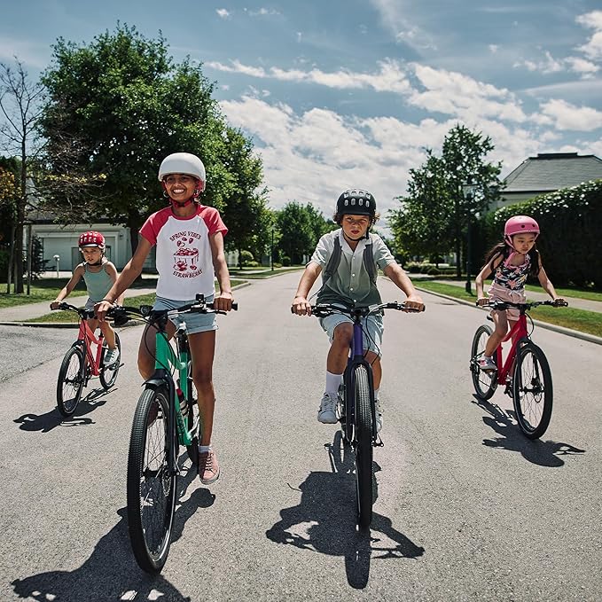 woom Explore 4 Kids’ Bicycle, 20-Inch, 7-Speed Twist Shifter for Advanced Riders, Road & Mountain Ready Bike with Powerful Disc Brakes for Boys & Girls