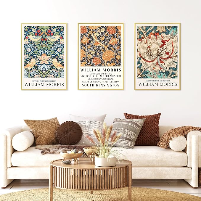 upsimples 20x30 Poster Frame, Easy Slide-In Assembly, Gold, 3 Pack | Gallery Wall 20 x 30 Picture Frames Set for Family, Wedding, Christmas, Easy to Change Photos