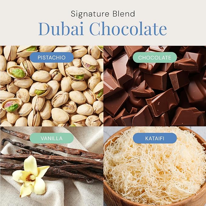 Air Esscentials Dubai Chocolate Fragrance Oil for Diffusers, Pistachio, Milk Chocolate & Vanilla Scent, Warm Gourmand Aroma Oil for Home, Office & Car, Cold-Air & Ultrasonic Compatible