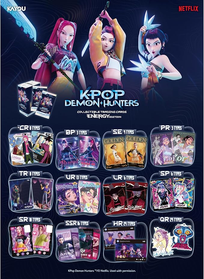 Kpop Demon Hunters-Collectible Trading Cards-Energy Edition