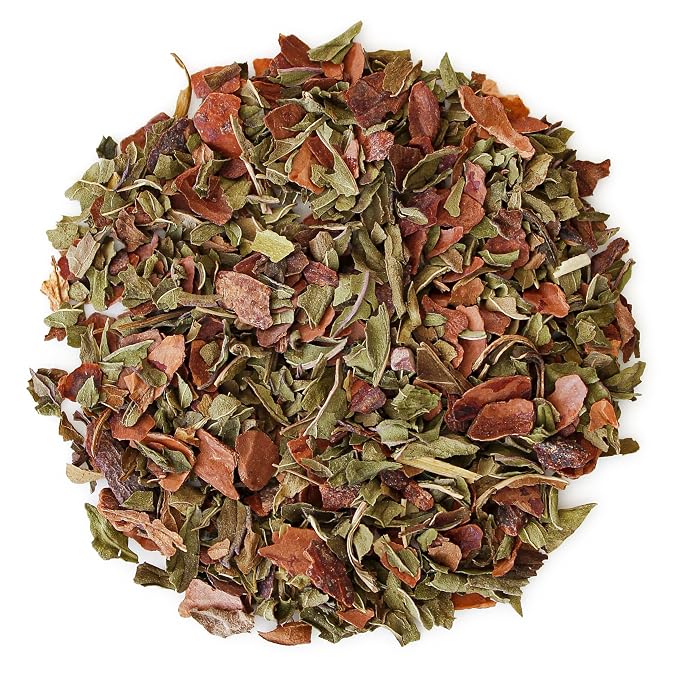 Teabloom Chocolate Mint Loose Leaf Herbal Tea with Cocoa Husk & Peppermint | Dessert-Inspired Caffeine-Free Blend | Canister Makes 35–50 Cups | Gift-Ready Reusable Tin
