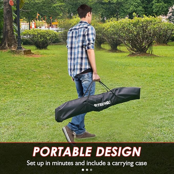 Baseball Softball Tee Batting Tee for Hitting T tee Ball Set Stand Baseball Softball Hitting Pitching Screen Net for Kids Teens Batting Net Set Training Equipment W/Carry Bag for Outdoor