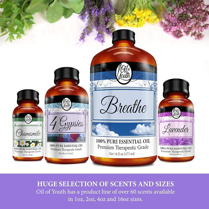 Oil of Youth Essential Oils 8oz Cinnamon Oil for Aromatherapy