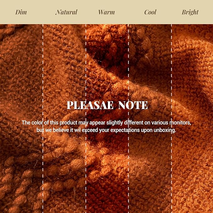 BATTILO HOME Rust Throw Blanket for Couch, 50"x60" | Burnt Orange Throw Blanket for Bed, Fall Decor Throw Blanket, Halloween Decoration