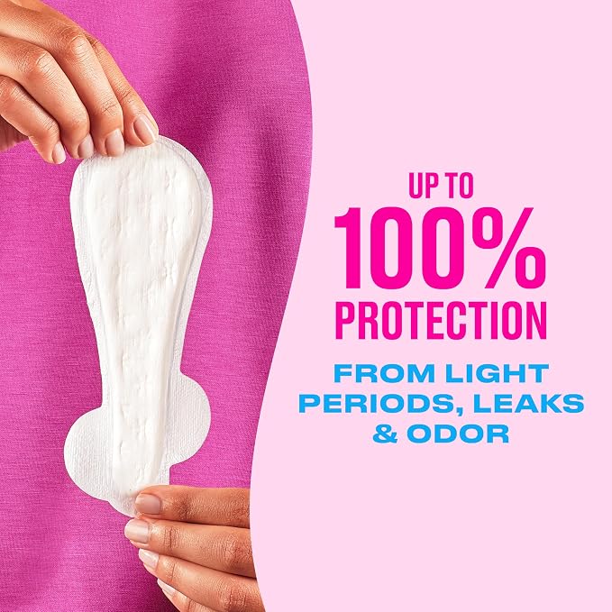 Carefree Panty Liners for Women, Thong Liners, Unwrapped, Unscented, 49ct