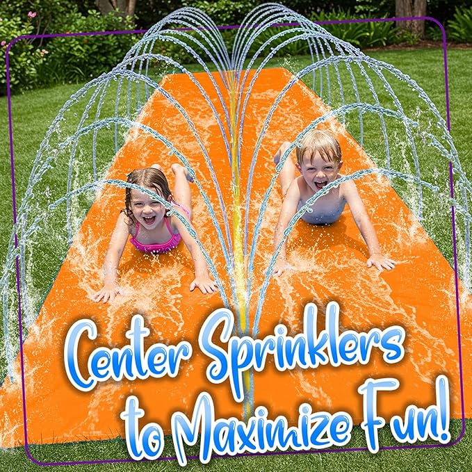 Stargo 18 x 5 ft - Slip Splash and Slide, Water Slides for Kids - Backyard waterslide for Kid Outdoor Fun Summer Water Toys, Water Activities for Kids and adults for backyard fun, Ages 4-8, 5 6 7 8-12