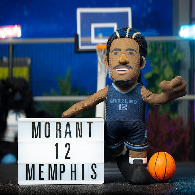 Bleacher Creatures Memphis Grizzlies Ja Morant 10" NBA Plush Figure - A Superstar for Play or Display