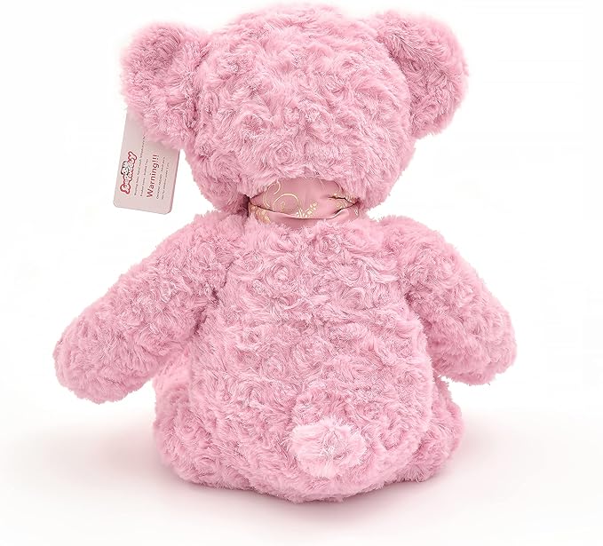 20" Posed Teddy Bear Stuffed Animal Cute Plush Toy for Girl Kids (Pink)