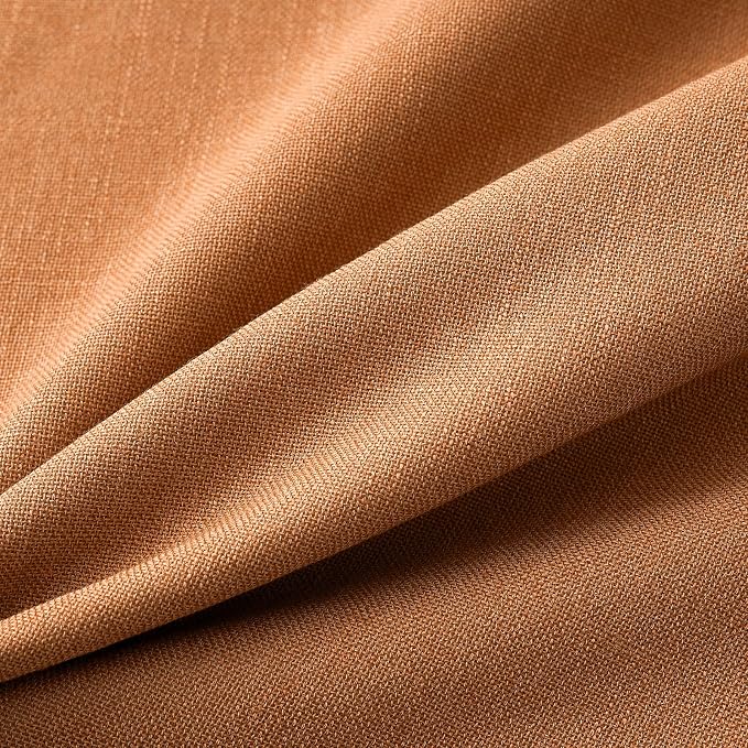 MIULEE Pack of 2 Decorative Linen Burlap Textured Pillow Covers Fall Farmhouse Boho Accent Pillowcases for Sofa Car Couch Bedroom Living Room Decor 20x20 Inch Burnt Orange
