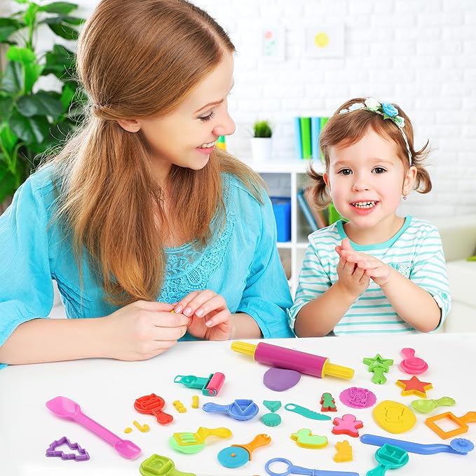 Mr. Pen- Play Dough Tools Kit, 45 Pcs, Playdough Toys, Playdough Sets for Kids, Playdough Accessories, Molds for Play Dough, Playdough Toys for Kids