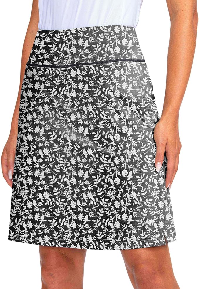 Women's 20" Knee Length Skorts Skirts UPF50+ Athletic Tennis Golf Skirt for Women Casual Summer Skirts