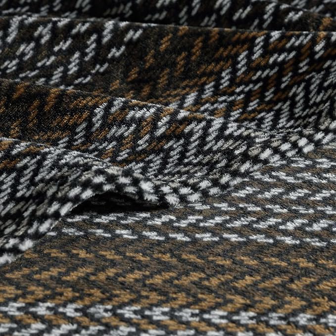 Wrangler - Blanket, Super Soft Plush Fleece Bedding, Yellowstone Inspired Throw Blanket for Couch or Bed (Nash Stripe Brown, 50" x 60")