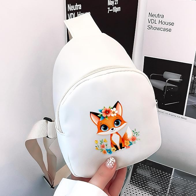 Fox Mini Sling Bag, Crossbody Bag, Toddler Purse For Kids Girl, Birthday Gift For 4 5 6 7 8 9 10 11 12 Year Old Gifts For Daughter, Granddaughter, Sister, Niece!