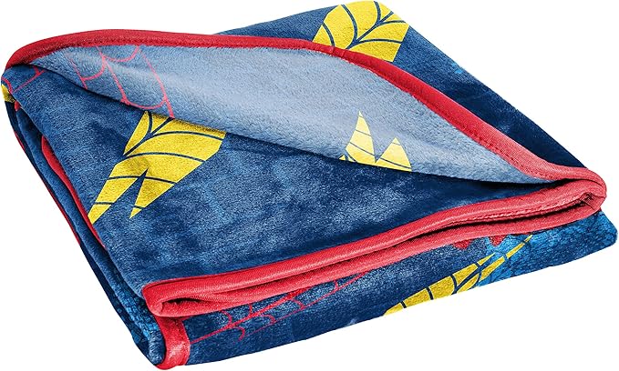 Jay Franco Marvel Spiderman Plush Throw Blanket 46" x 60" Soft & Cozy Fleece Kids Blanket for Boys, Lightweight, Officially Licensed, Machine Washable, Blue