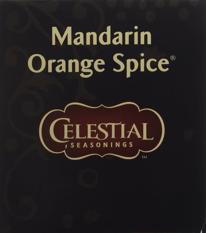 Celestial Seasonings Mandarin Orange Spice Herbal Tea 25 Tea Bags