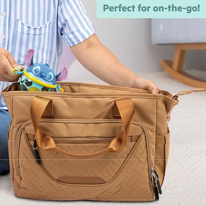 Disney Baby Stitch Oball Rattle by Bright Starts, Easy Grasp Baby Toy with Jingle Ball, Sensory Rattle for Newborn Infant 0-6 Months, Baby Toys 3-6 Months