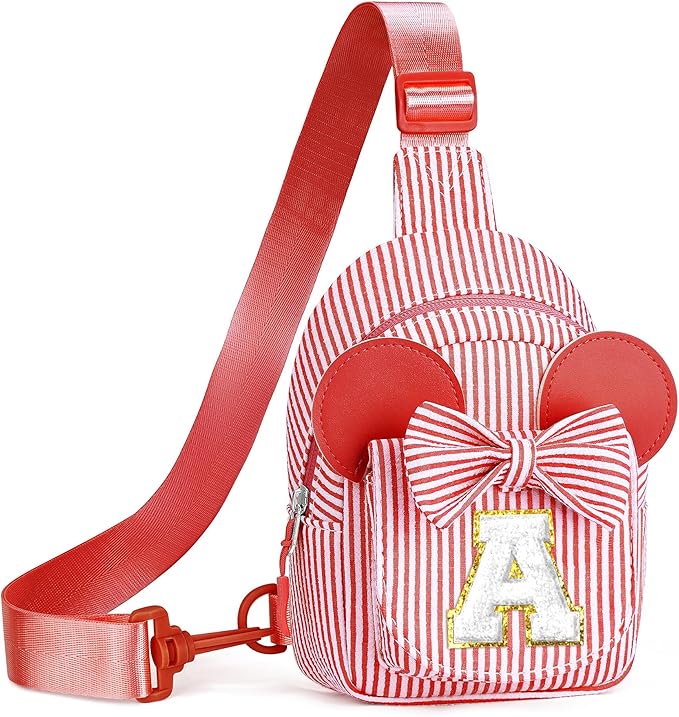 Girls Sling Bag Purse, Gifts for Girls Kids Toddler, 2 3 4 5 6 Year Old Girl Birthday Gift for Kids Daughter Sister Niece Girl Gifts Trendy Stuff Crossbody Bag Purse (Red A)
