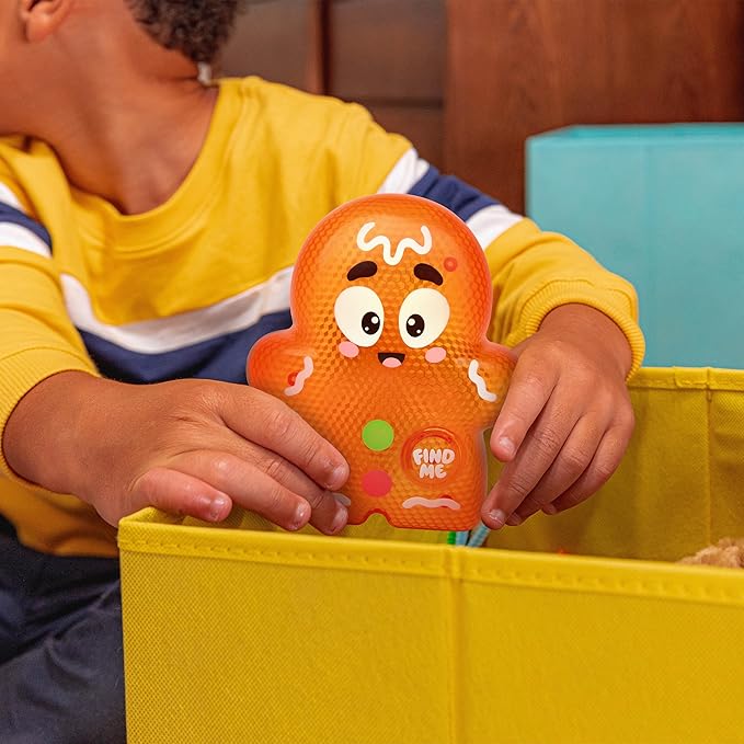 Silly Poopy & Friends™ Hide & Seek Gingerbread™ by Relatable, The Kid-Friendly Hide & Seek Game, Great Kids Games, Includes 1 Silly Gingerbread That Sings, Ideal for Toddler Toys and Education