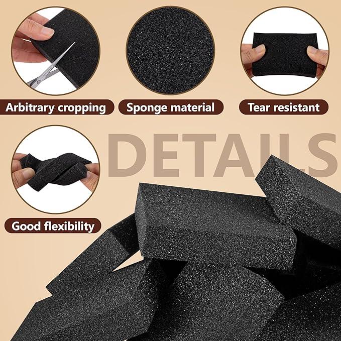 codree 50 Pcs Card Dividers Foam- 40D High Elasticity Sponge Trading Card Dividers- Shock Absorbing Cards Sponge Separators Inserts for Storage Boxes Games Sports Cards Protection