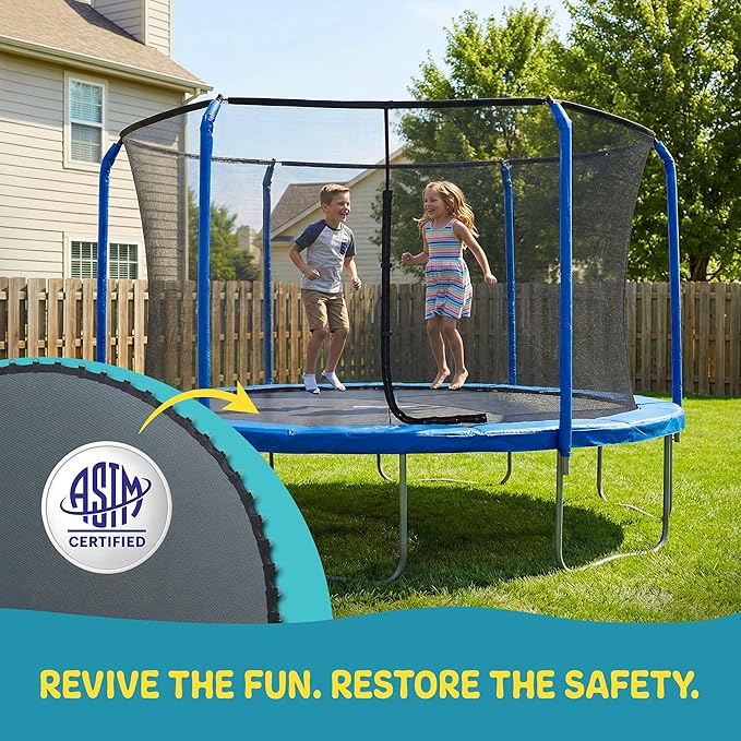 Machrus Upper Bounce Trampoline Replacement Mat, Ultra Durable PP with High Elasticity, Water Resistant