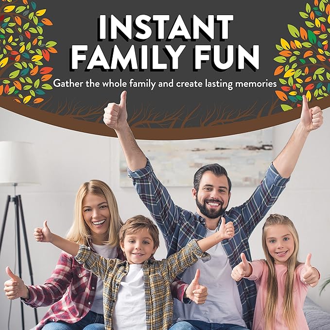 CreateFun 101 Family Tree Conversation Cards – Meaningful Questions for Grandma, Grandpa, Mom & Dad to Share Memories and Strengthen Family Bonds