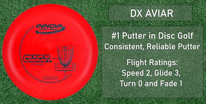 Innova Disc Golf Starter Set –Colors May Vary 160-180g – Includes Putter, Mid Range, 2X Fairway Drivers, Distance Driver, Mini Marker Beginner Disc Golf Set