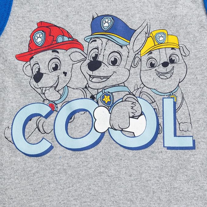 Paw Patrol Nickelodeon Marshall, Rubble and Chase Boys’ Tank 2 Pack for Toddler and Little Kids – Grey/White